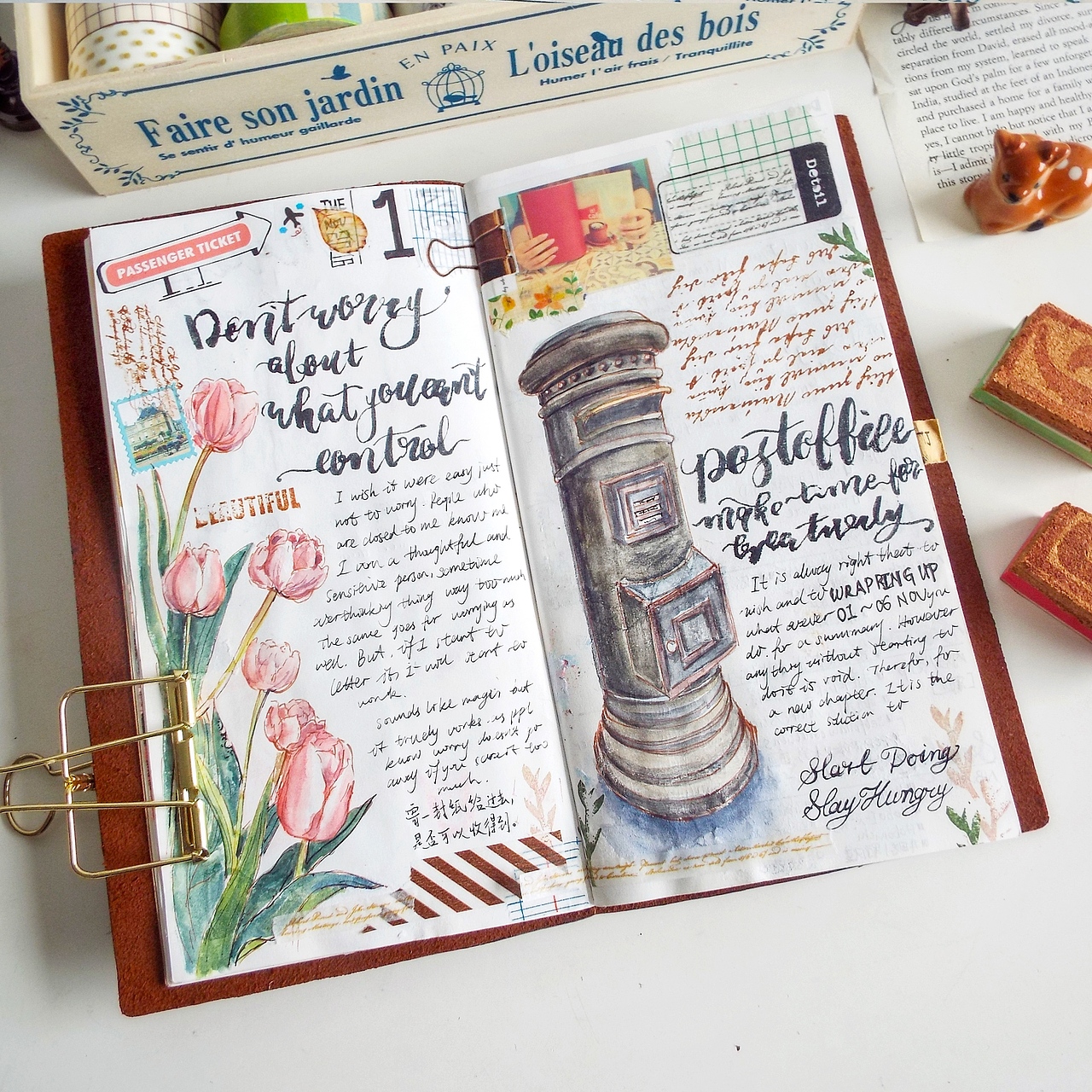 ｛Traveler's Notebook｝江南水乡札记（图ZOTcxOTEwNjA=） - 艺术插画 - 站酷设计师栗之酱Molly原创素材 - 站酷ZCOOL