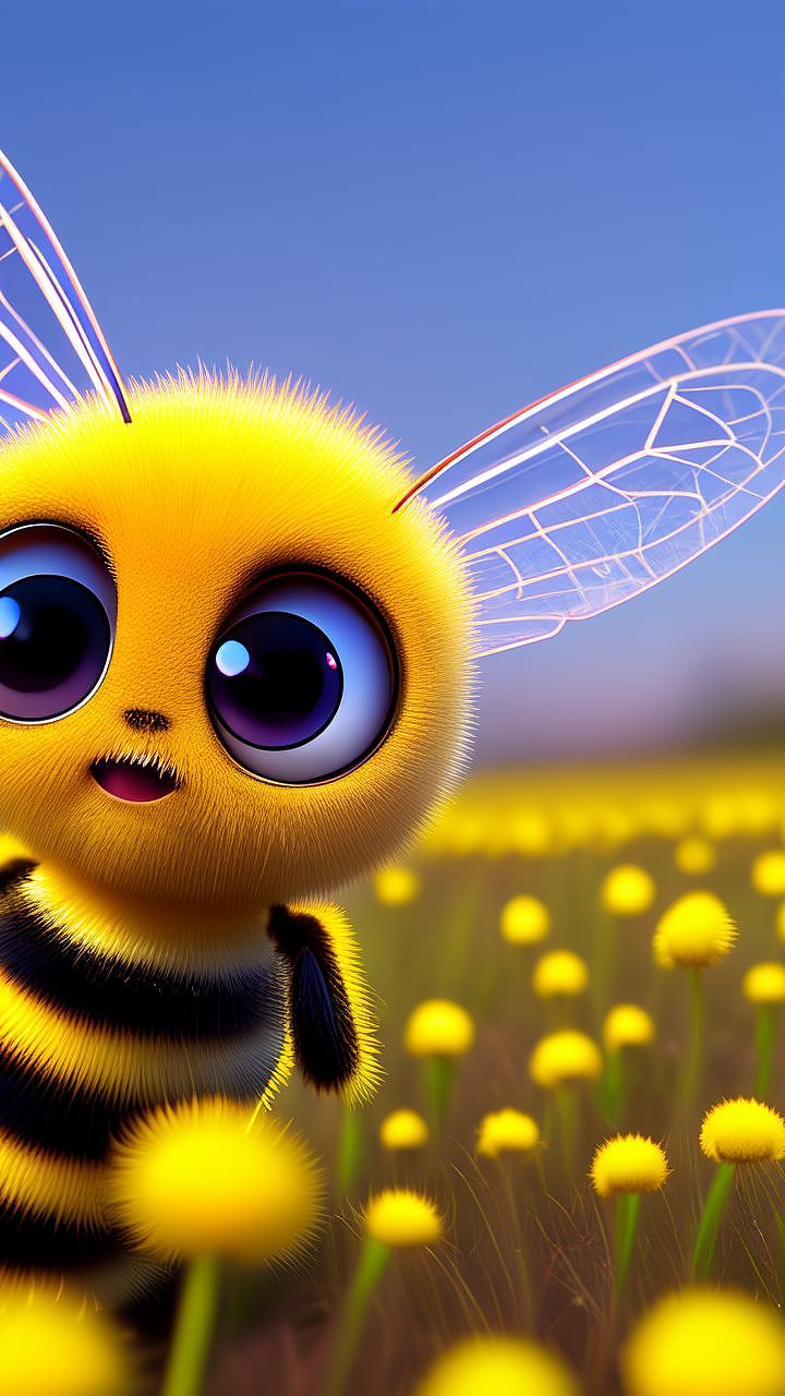 勤劳小蜜蜂毛绒玩具IP形象文创周边纪念品公仔