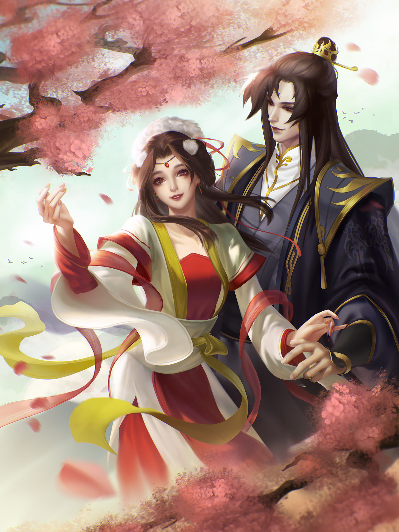 为小说绘制的封面人物    