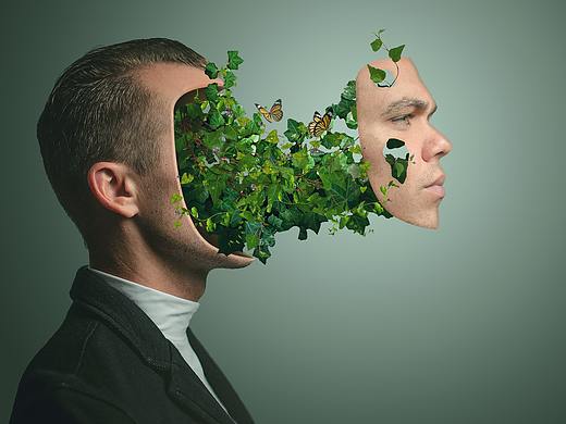 面具里的藤蔓效果