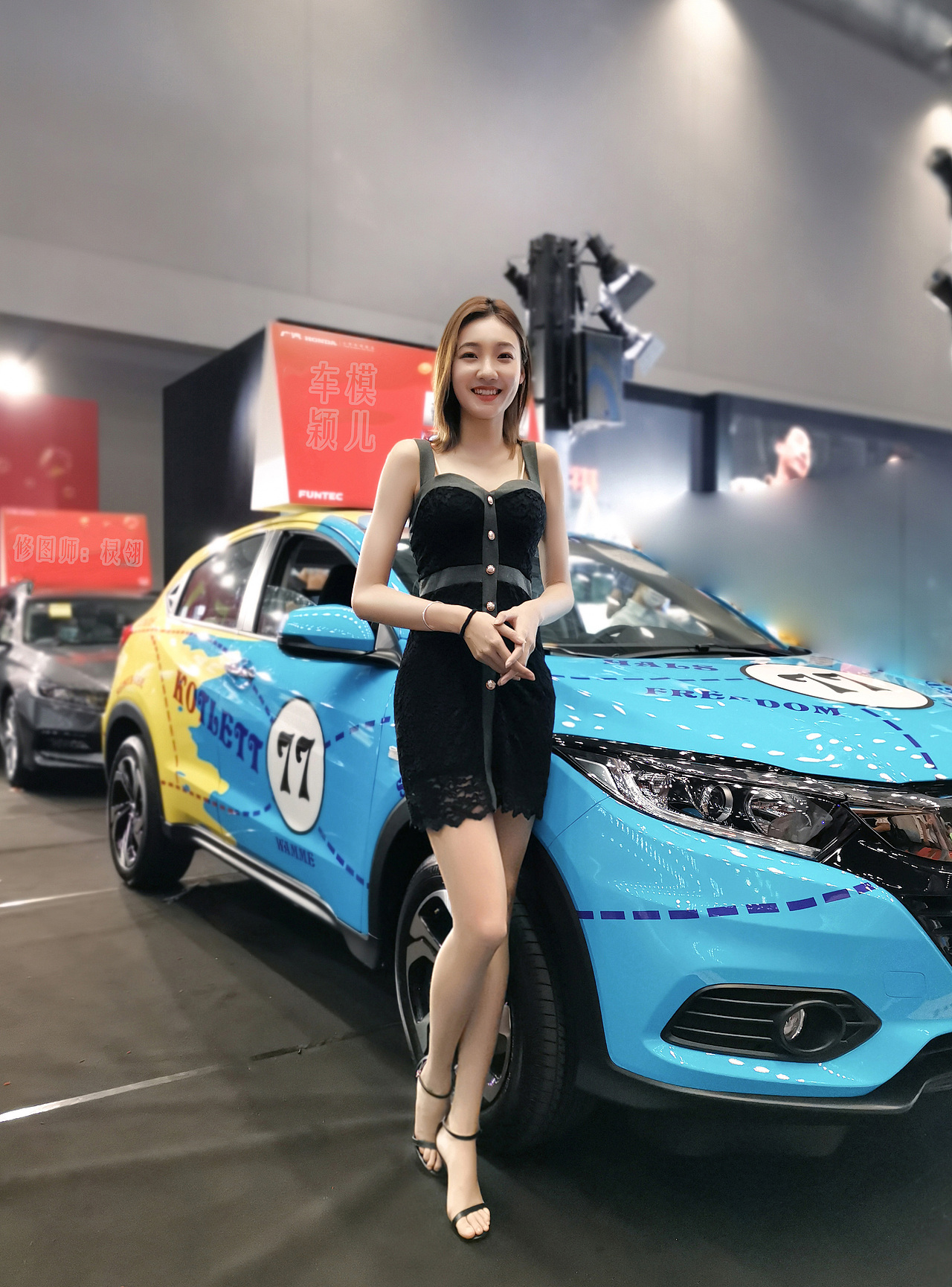 车展美女车模