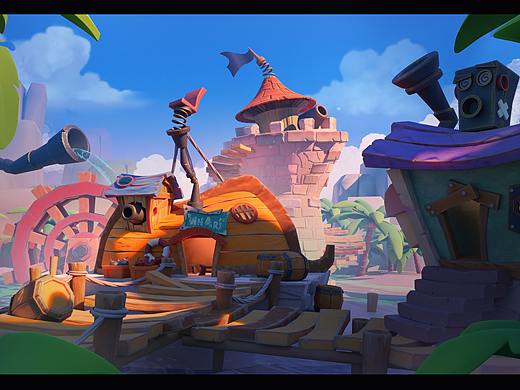 海岛（个人主页-ZNTgyODQ0NDA=） - 游戏原画 - 站酷设计师Rage呀原创素材 - 站酷ZCOOL