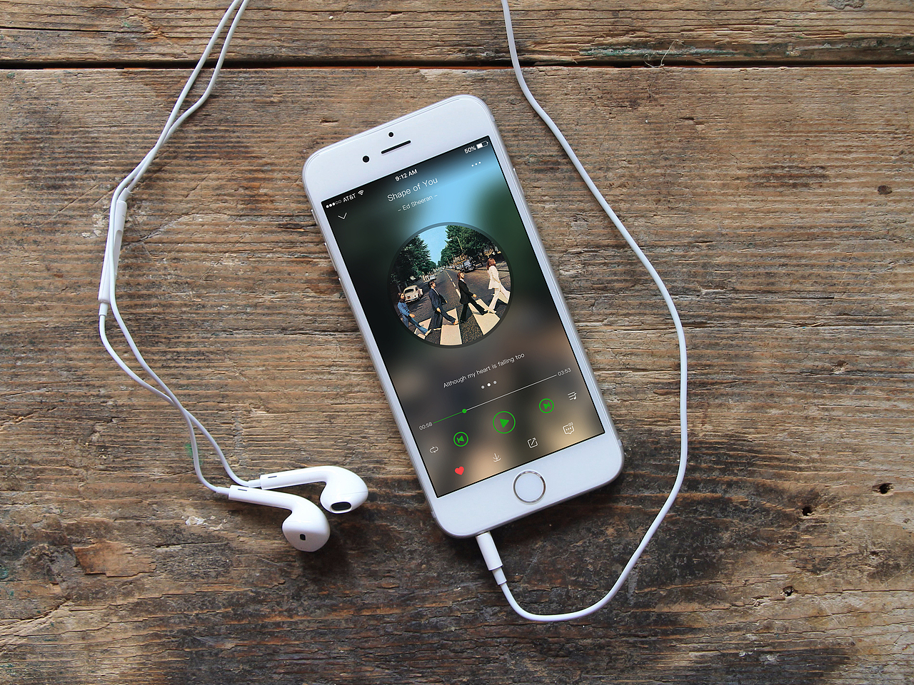 音乐播放-APP界面