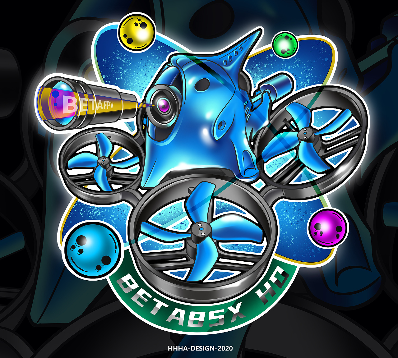 无人机插画|插画|商业插画|二一六月 - 原创作品 - 站酷 (zcool)