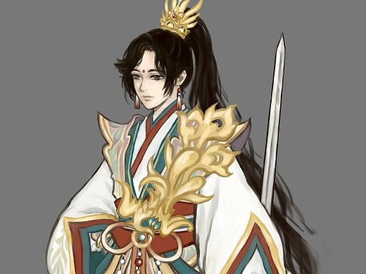 《天官赐福》仙乐太子上元祭天游悦神武者服饰设计