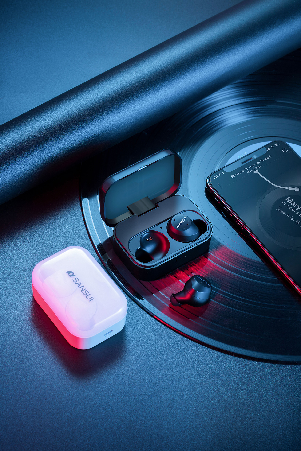 蓝牙耳机主图/创意图拍摄