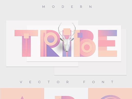 几何图形组合字母