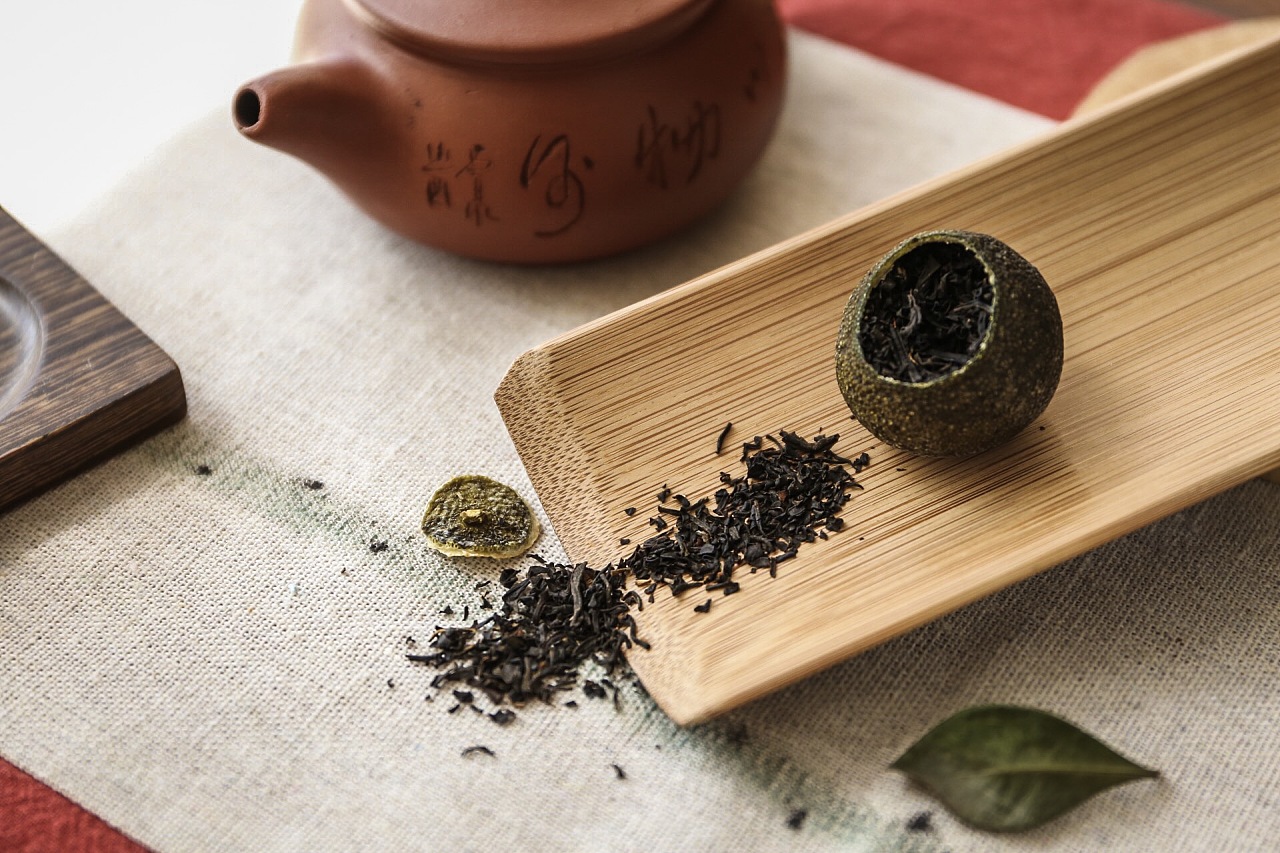 仙塘小青柑皮红茶