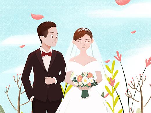 婚礼插画