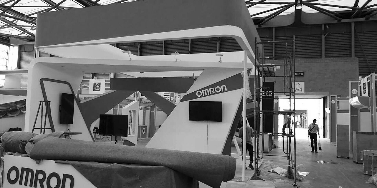 OMRON 展台设计（图ZMTI5MjkzOTc2） - 建筑/空间 - 站酷设计师XL随性原创素材 - 站酷ZCOOL