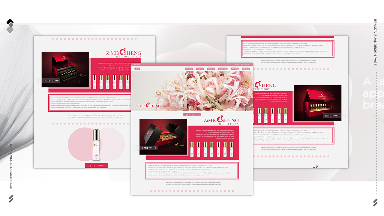 美容护肤化妆品类LOGO-VI设计方案（图ZOTg5NTg5MjQ=） - 品牌 - 站酷设计师思悟品牌设计原创素材 - 站酷ZCOOL