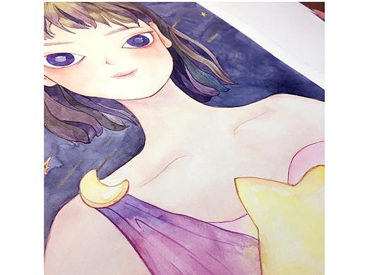 捧着星星的伴娘