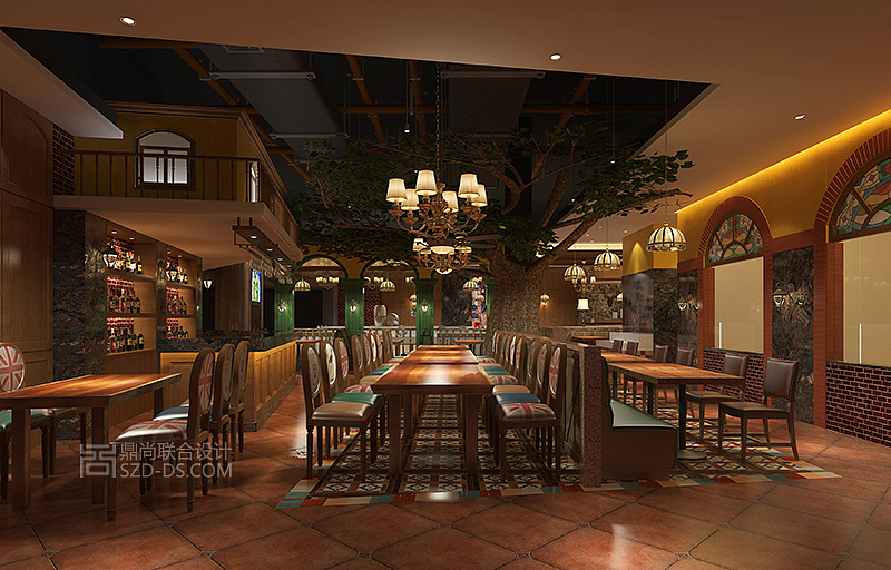 深圳圣多斯巴西烤肉连锁餐厅设计(下沙店)（图ZNzcxODUxMzY=） - 家装设计 - 站酷设计师鼎尚联合设计原创素材 - 站酷ZCOOL