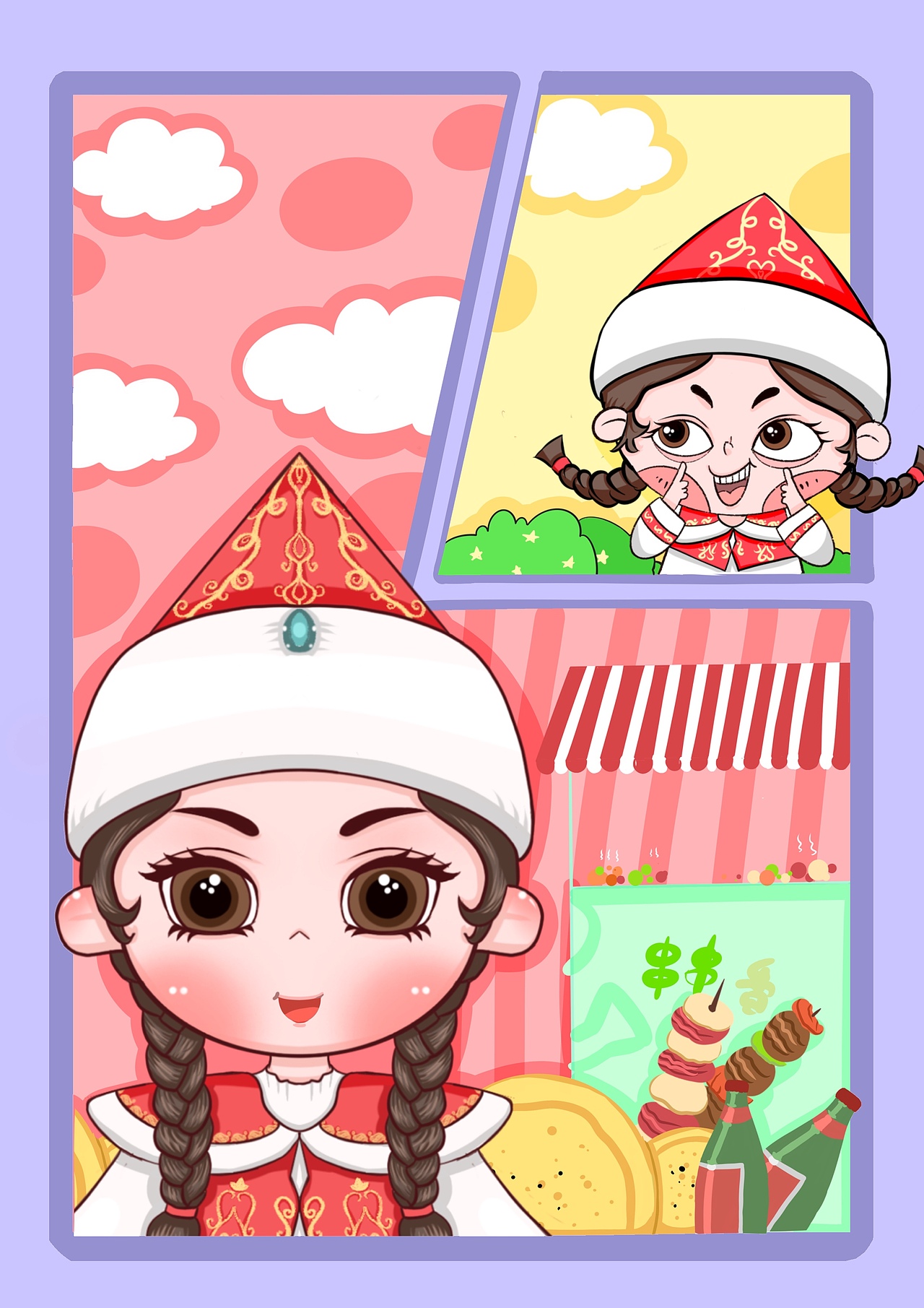 民族风IP形象设计（图ZMjc3MTQ2Mjk2） - IP形象 - 站酷设计师陈火火2436原创素材 - 站酷ZCOOL