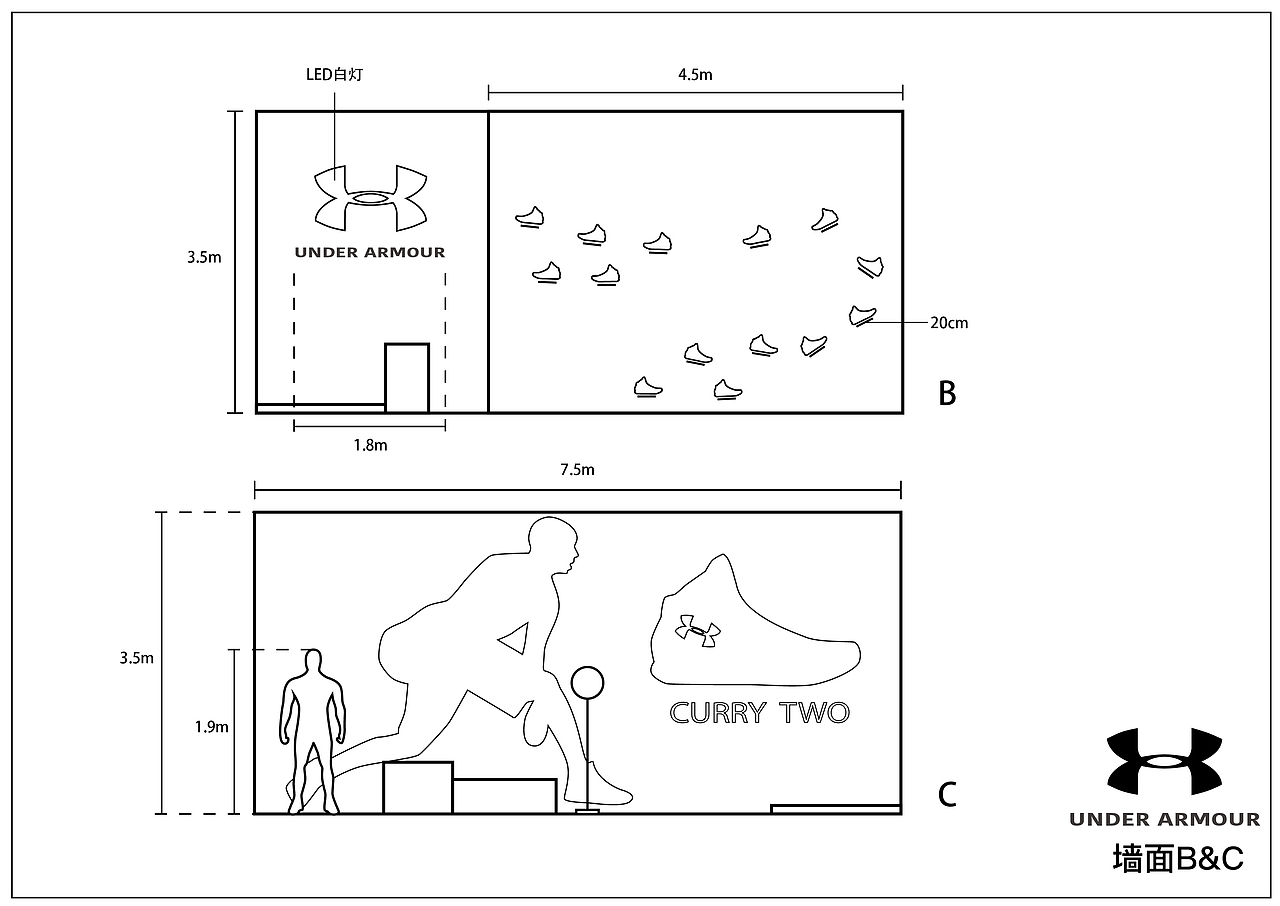 安德玛 展示设计（图ZMTI4NjgyMjEy） - 展陈设计 - 站酷设计师EnochPan原创素材 - 站酷ZCOOL