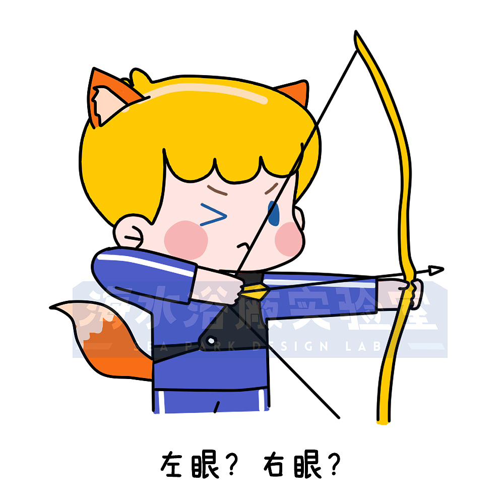 创意插画『海尔兄弟运动会系列插画』