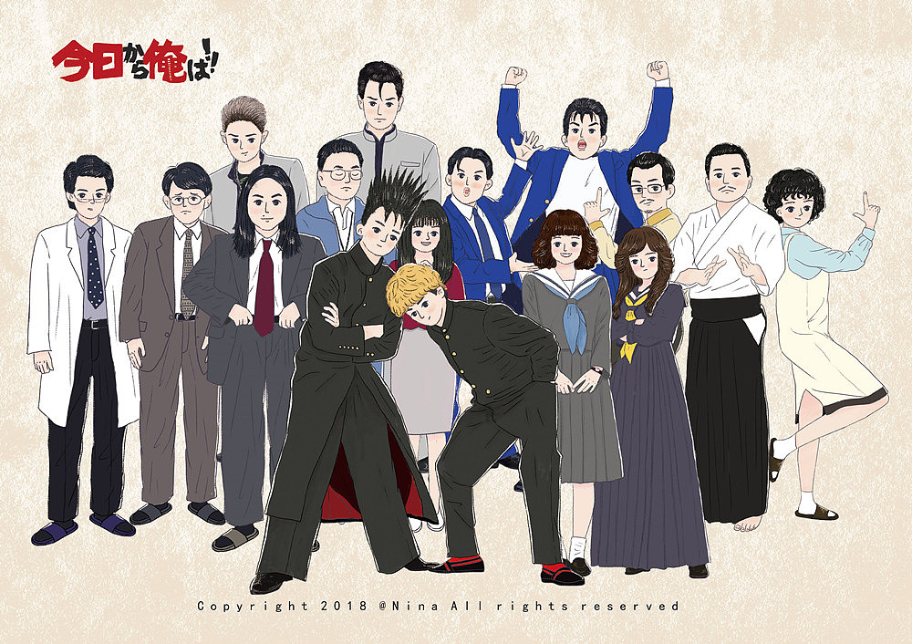 我是大哥大（圖ZMTM4ODE3MTE2） - 藝術插畫 - 站酷設計師Joynii原創(chuàng)素材 - 站酷ZCOOL