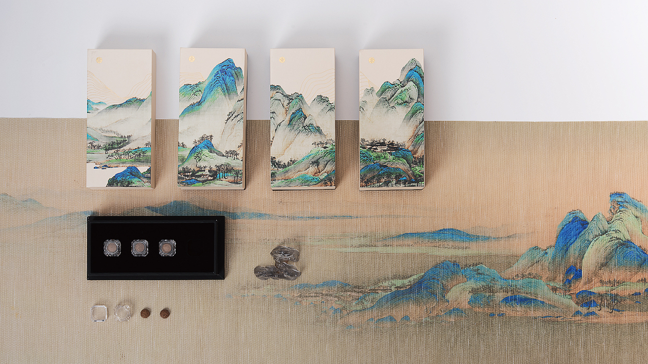 致敬千里江山（图ZMTgwOTM3MDIw） - 包装 - 站酷设计师水天知曰原创素材 - 站酷ZCOOL