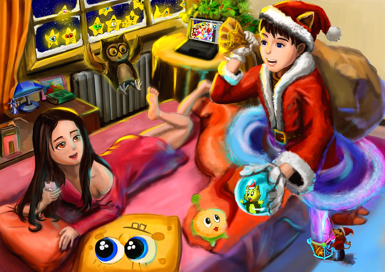 2016圣诞快乐（图ZNjY5OTUyODg=） - 创作习作 - 站酷设计师捕快夹心层原创素材 - 站酷ZCOOL