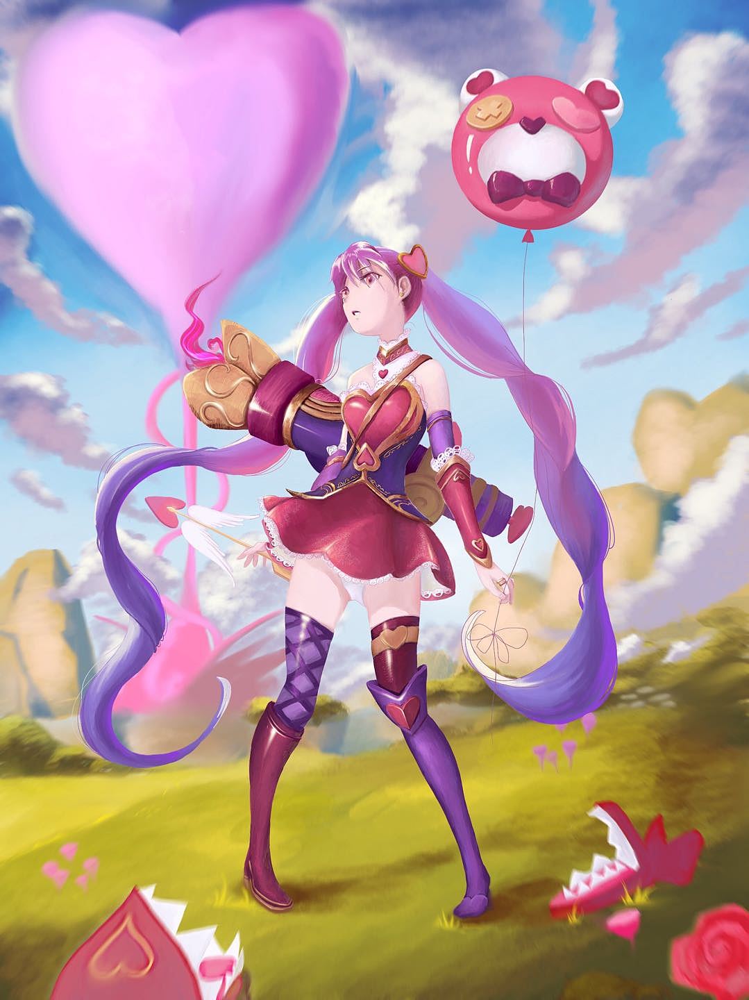情人节JINX 同人（图ZMjI3NzIyMTI4） - 创作习作 - 站酷设计师YUKINAAAAAA原创素材 - 站酷ZCOOL