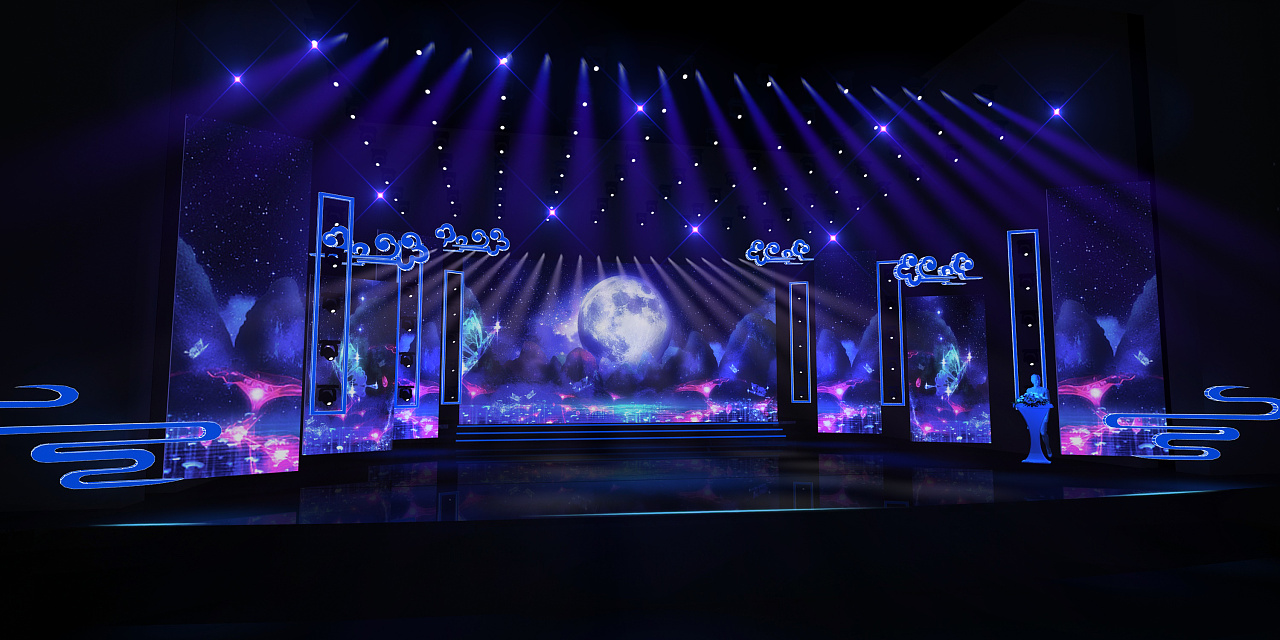 《六盘山旅游文化闭幕式》舞美设计