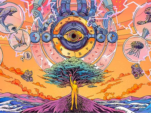 "the eye of insight"   墙绘 1 