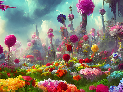 #AI创作实验室#花花世界