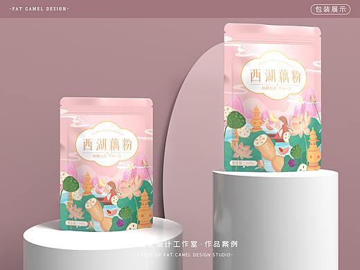 胖骆驼|西湖藕粉包装设计