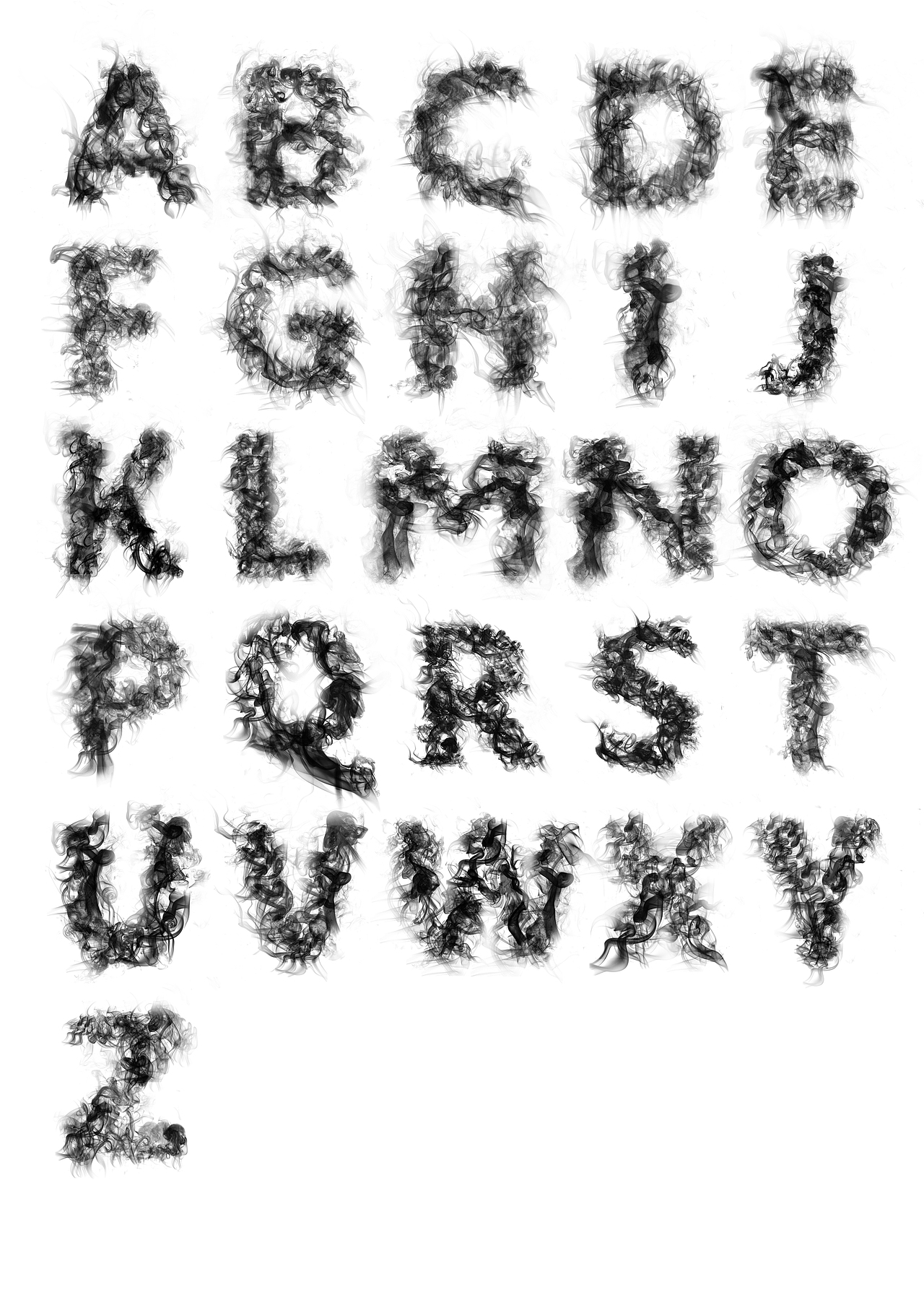 英文字母设计_消逝体（图ZNDU5NTQwNA==） - 字体/字形 - 站酷设计师snake2原创素材 - 站酷ZCOOL