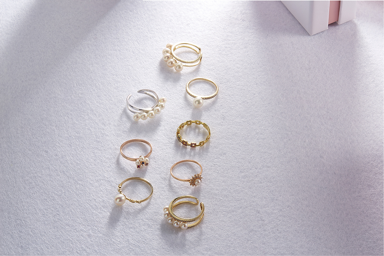 商业组合珠宝场景图摄影拍摄