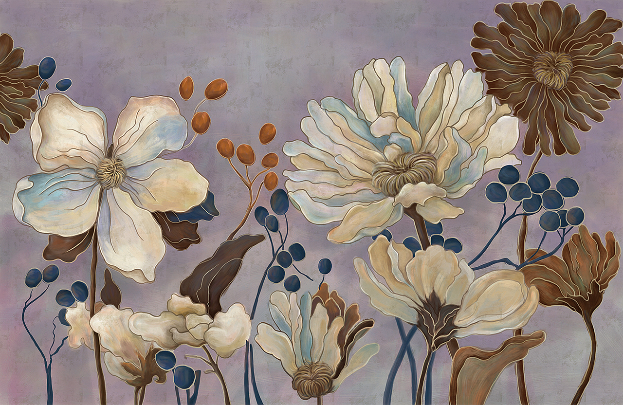 手绘艺术硬包画