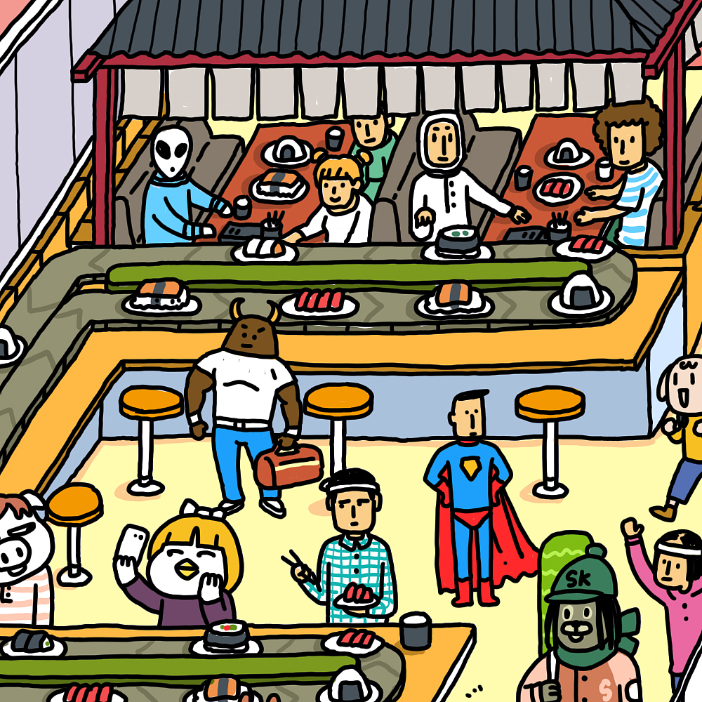 曾经有一个梦想开一家寿司店