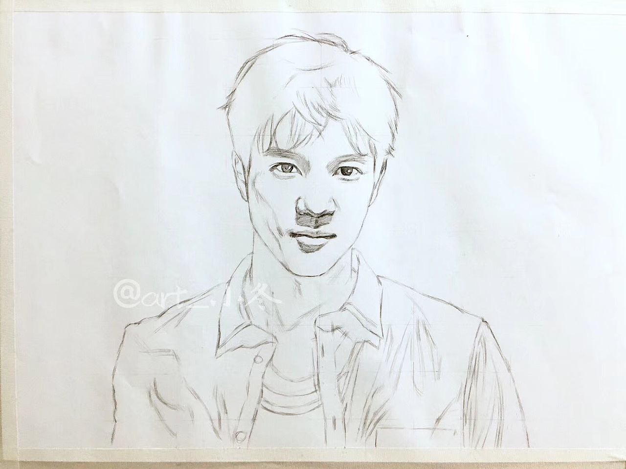 4k素描人像14小时示范