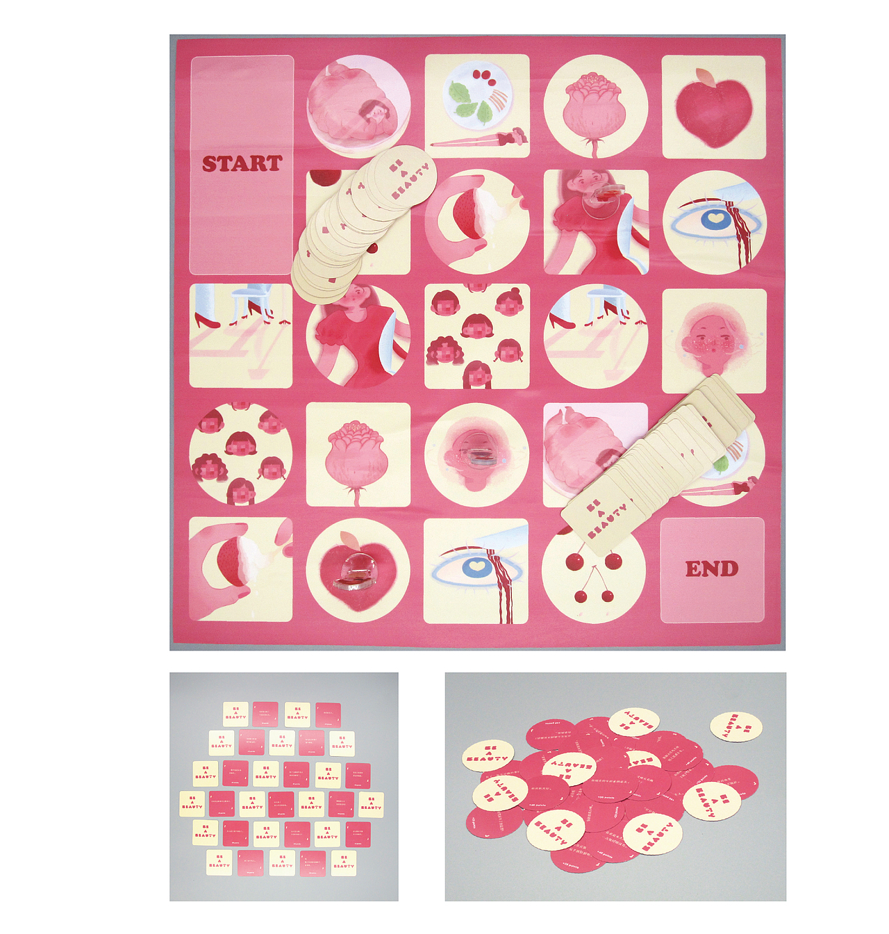 毕设《Be A Beauty》（图ZMjEwNjYxODQ4） - 其他平面 - 站酷设计师白井柚子原创素材 - 站酷ZCOOL