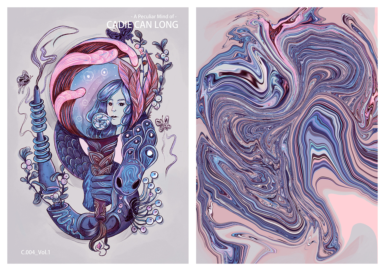 A Peculiar Mind of CADIE CAN LONG Vol.1（图ZMTU0NDkxNjY4） - 艺术插画 - 站酷设计师cadielong原创素材 - 站酷ZCOOL