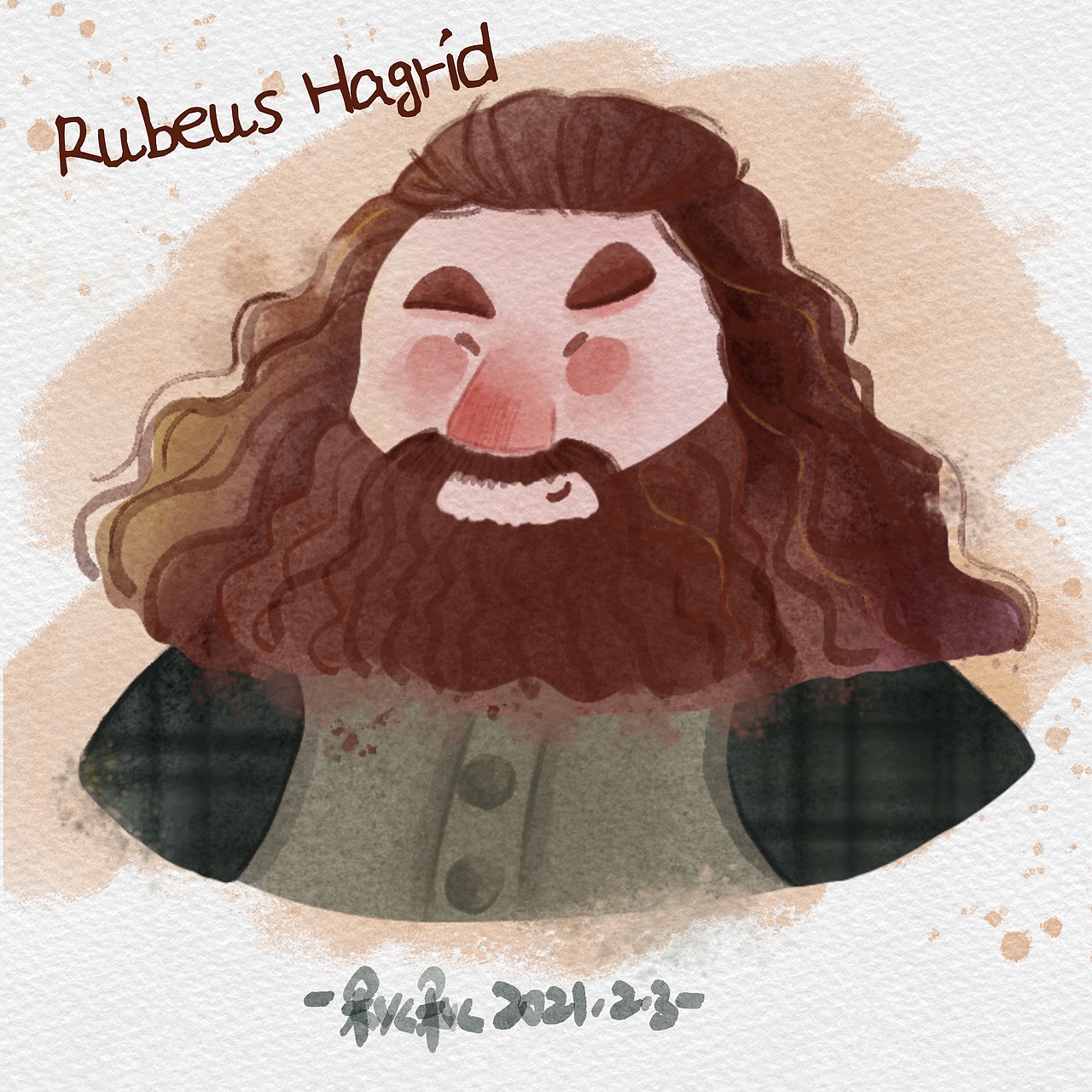 哈利波特水彩系列头像