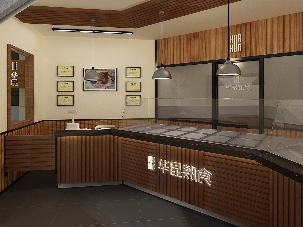 HUNKUN-华昆熟食（图ZMjExMDIxMTY=） - 展陈设计 - 站酷设计师Nicole_空间设计原创素材 - 站酷ZCOOL