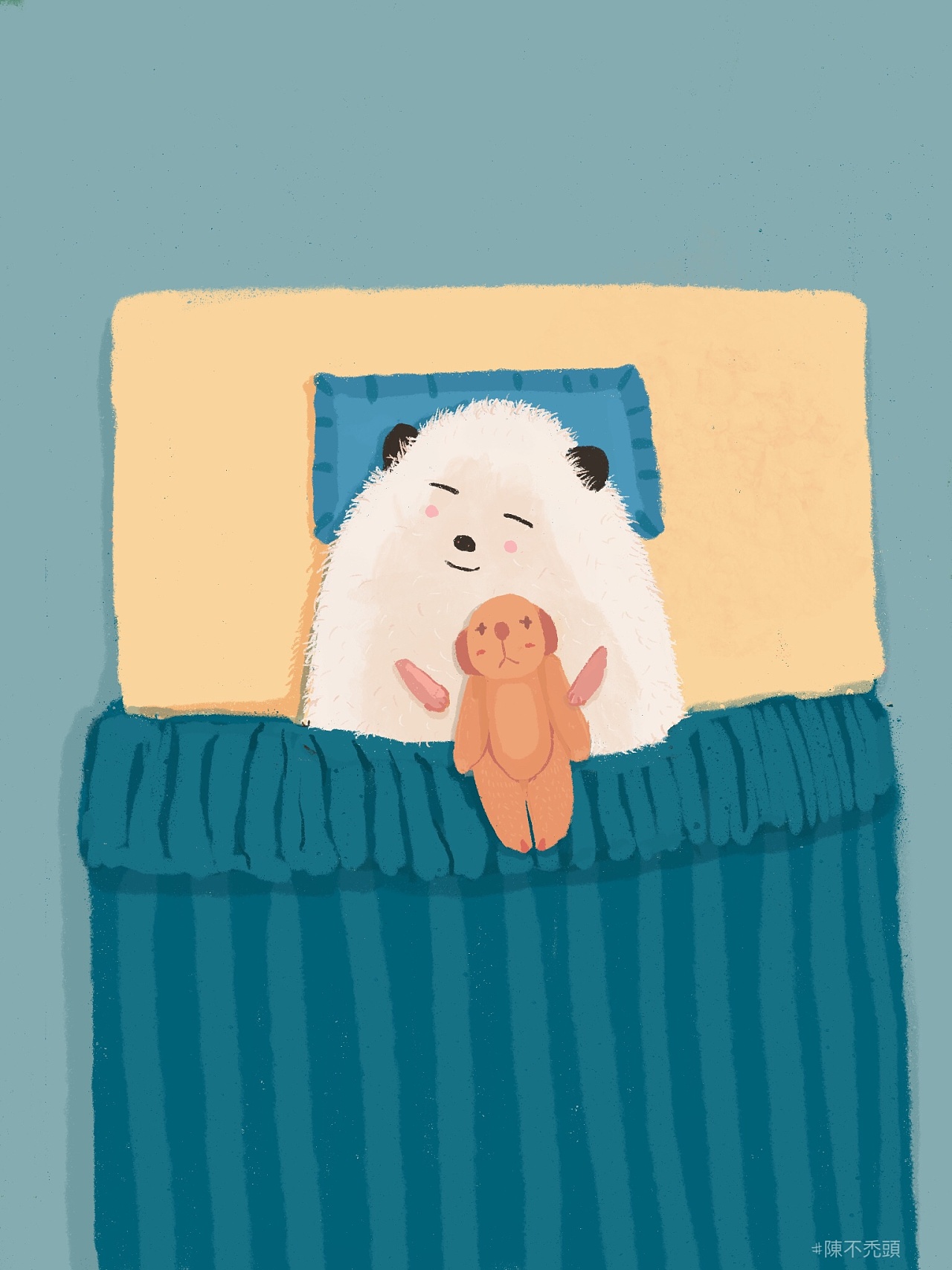 小刺猬插画练习