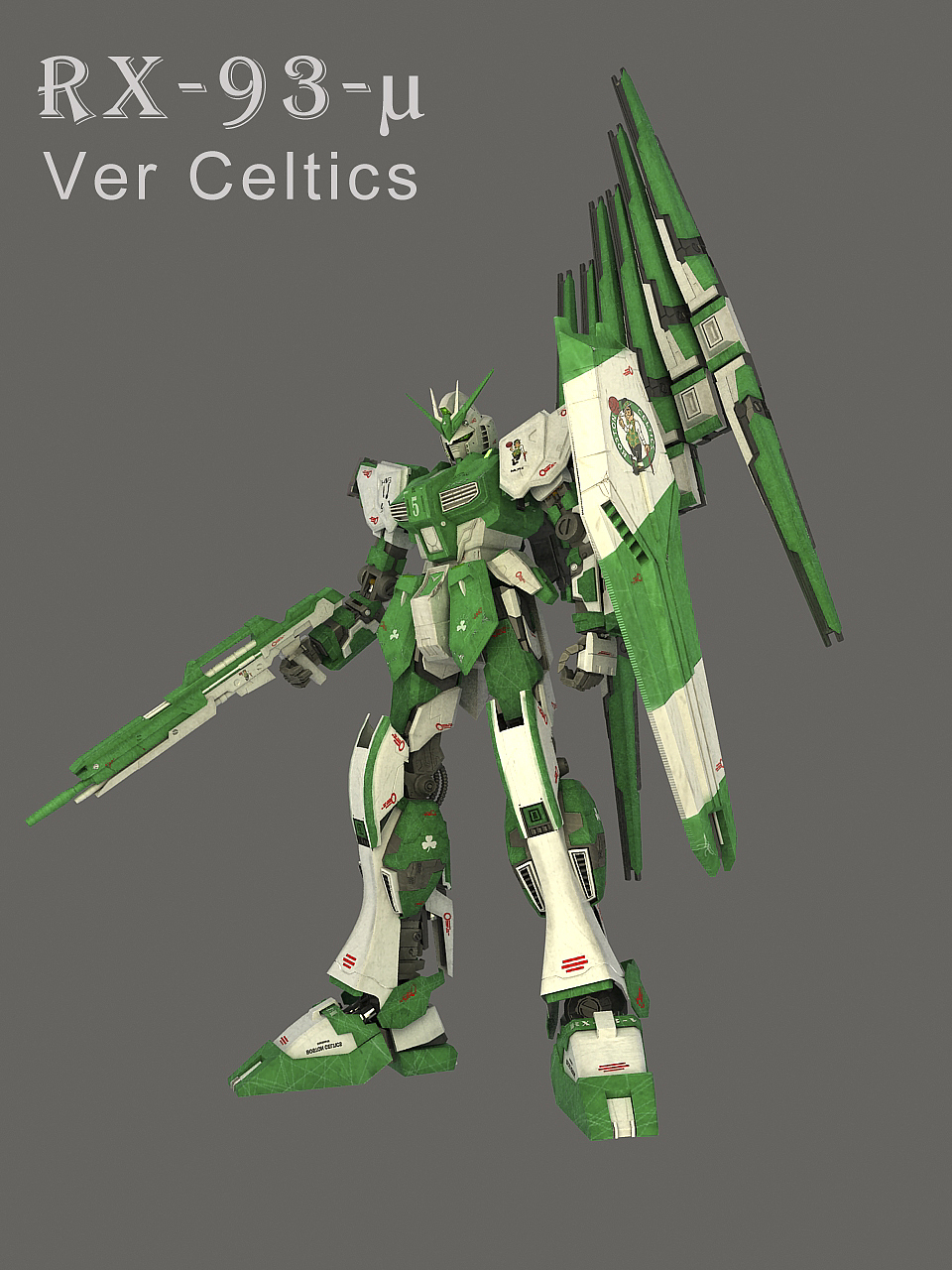 UC0093 逆袭的夏亚 RX93牛高达（图ZMTkyNzYyNDE2） - 机械/交通 - 站酷设计师Ironcat_cjy原创素材 - 站酷ZCOOL