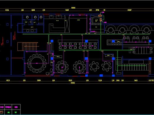餐厅水电系统图