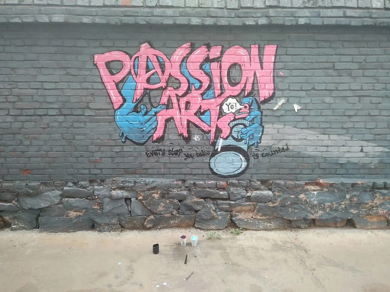 墙体彩绘涂鸦手绘墙