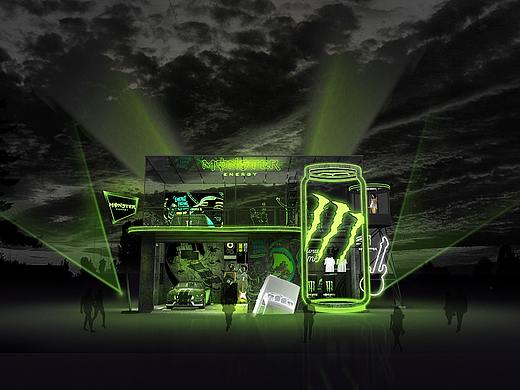 魔爪Monster energy功能饮料路演