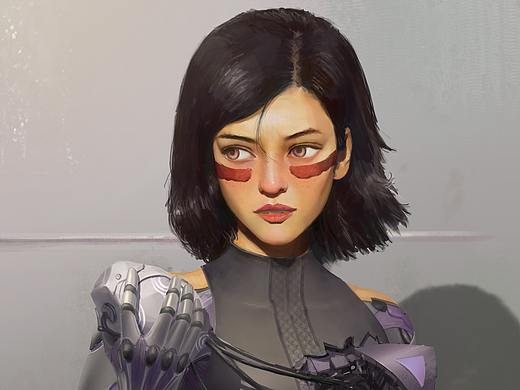 阿丽塔同人（个人主页-ZMzQxNjAzODA=） - 创作习作 - 站酷设计师一墩_Eden原创素材 - 站酷ZCOOL