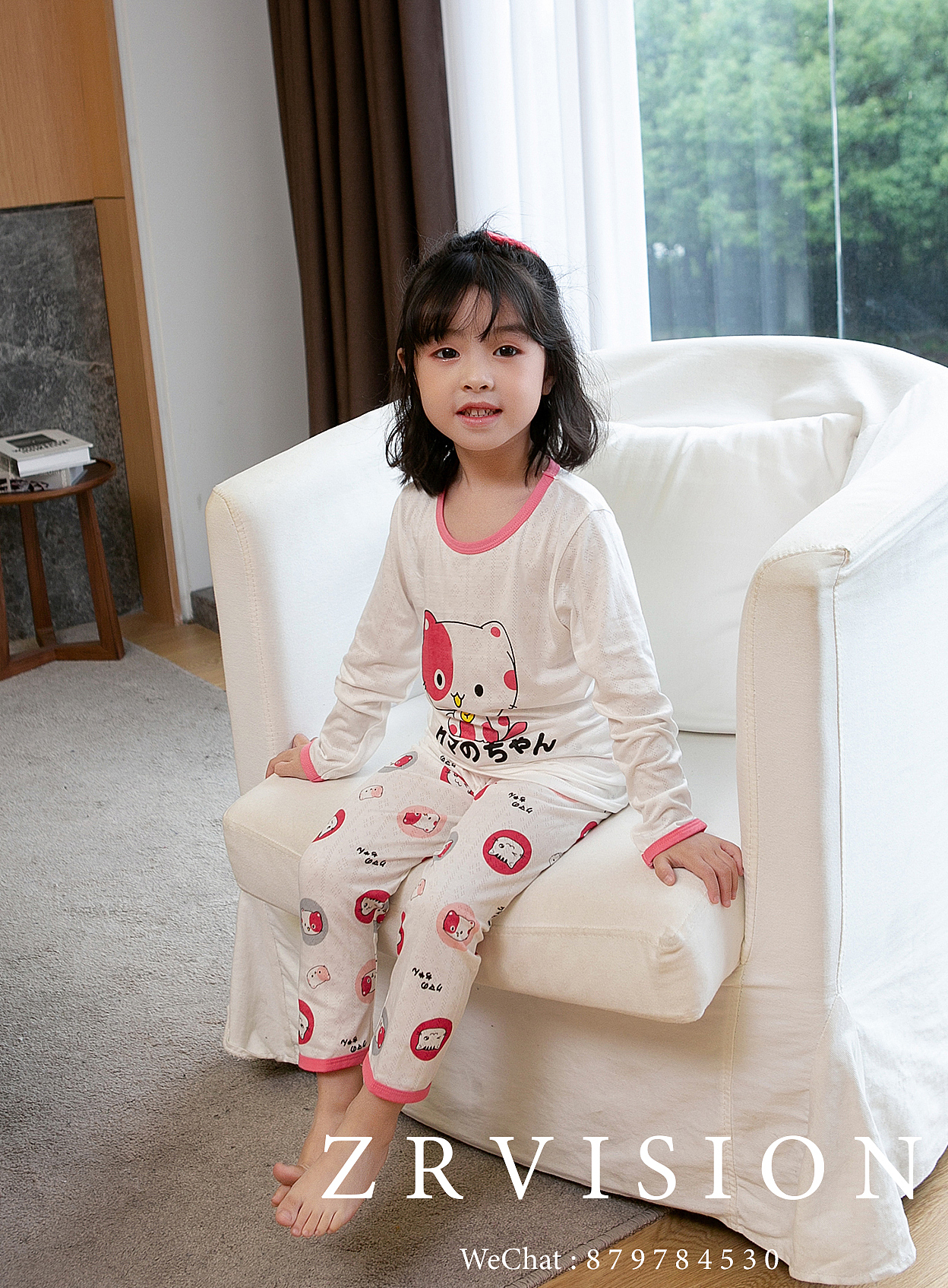 男女儿童模童装模特家居服睡衣拍摄拍照摄影图片