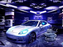 汽车海报-炫酷未来 临摹