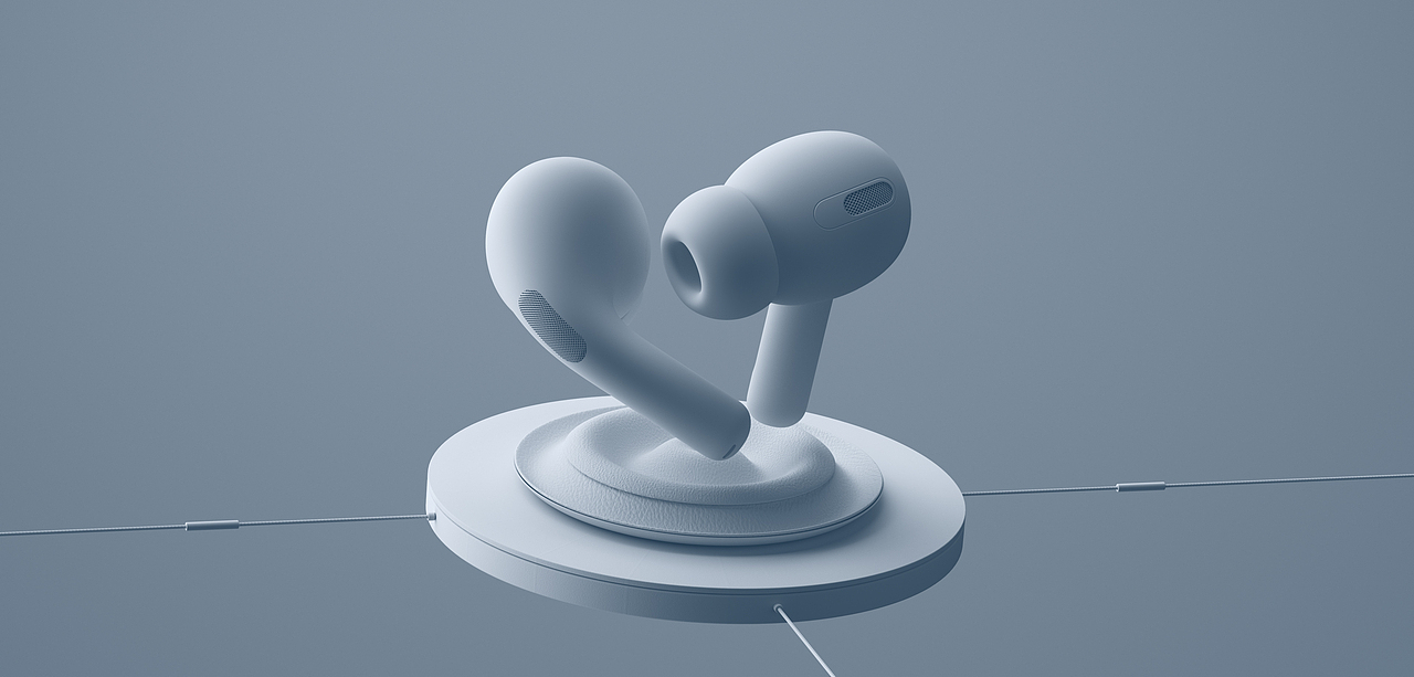 产品表现——AIRPODS PRO（图ZMTk5NDU1NDg0） - 产品 - 站酷设计师杰克船长JK原创素材 - 站酷ZCOOL