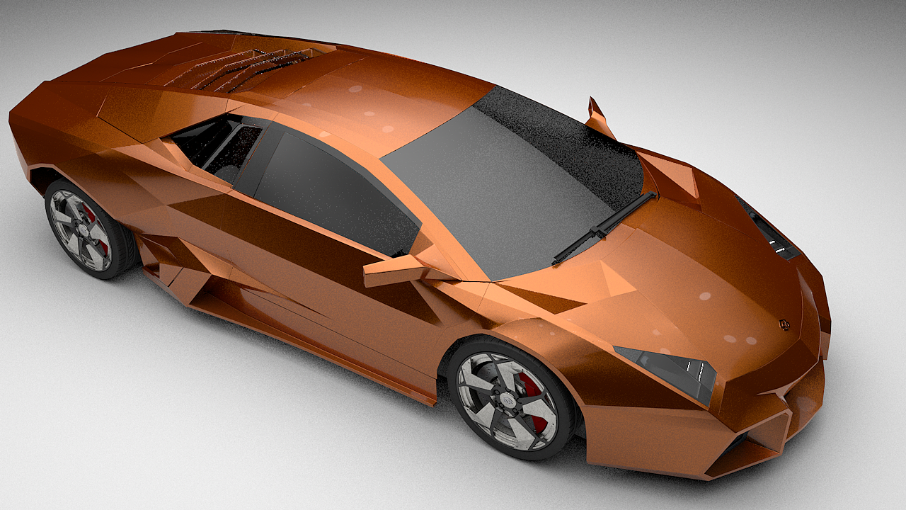 兰博基尼c4d建模练习