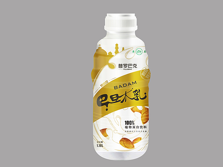 巴旦木乳饮料包装设计
