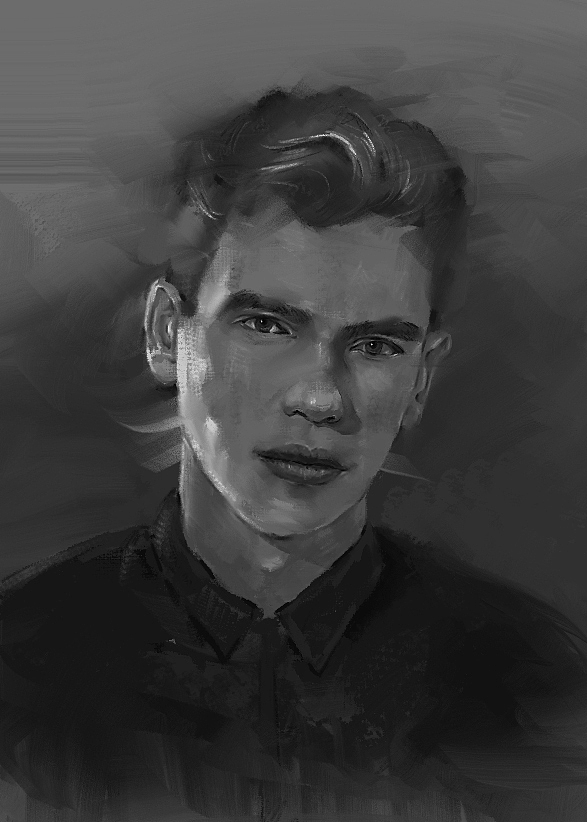 手绘男头（图ZMjIxNjE3MTA0） - 创作习作 - 站酷设计师玉京山原创素材 - 站酷ZCOOL