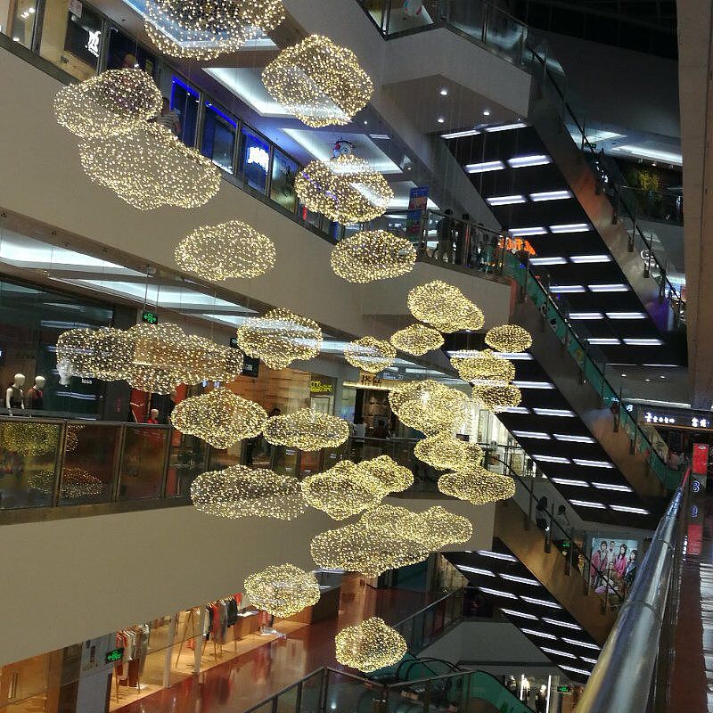 大型铁丝网造型灯专业生产厂家铭星灯饰（图ZMTQ0MDY1MDQ0） - 展陈设计 - 站酷设计师铭星灯光美陈工厂原创素材 - 站酷ZCOOL